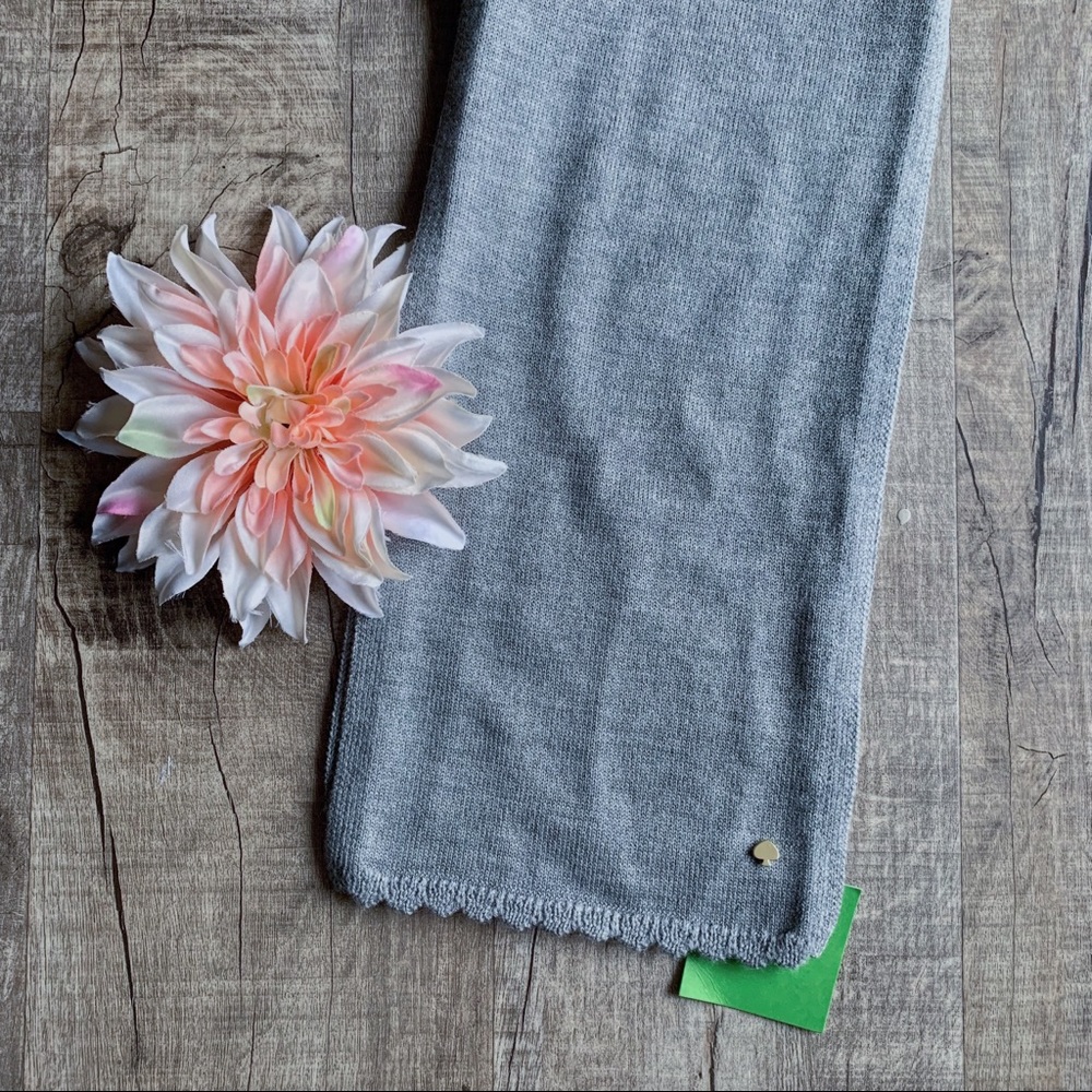 Kate Spade Gray Scarf